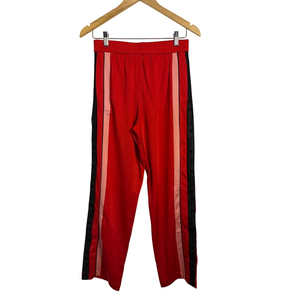 8PM Johnson Pantalone Size XS Red Side Stripe Star Logo Track Pants